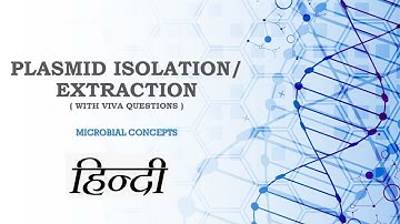 HINDI | Plasmid isolation with Viva Ques | MSc practical