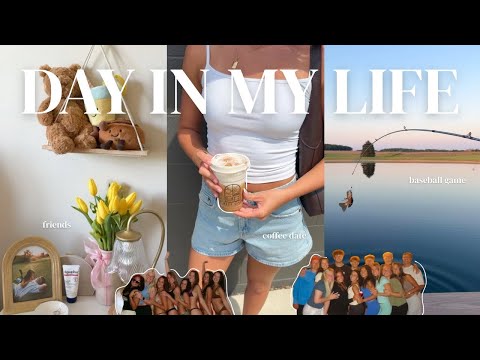 PRODUCTIVE SUMMER DAY IN MY LIFE | baseball game, coffee date, tanning