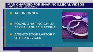 Elk County man charged after laptop with child pornography found in home