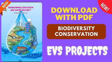 BIODIVERSITY CONSERVATION -- EVS PROJECT