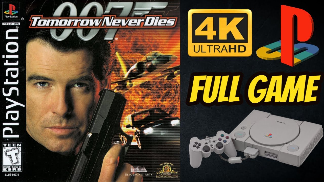 007: Tomorrow Never Dies [PS1] Longplay Walkthrough Playthrough Full Movie Game [4K60ᶠᵖˢ UHD🔴]