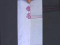 hand embroidery border edge, #viral #trending #reels #handmade #bordado #embroidery #diy