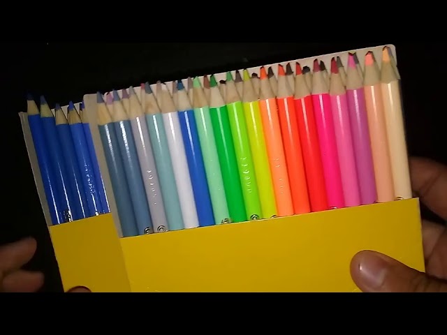 100 Colored Pencils Color Order! Sort All the 100 Crayola Colored