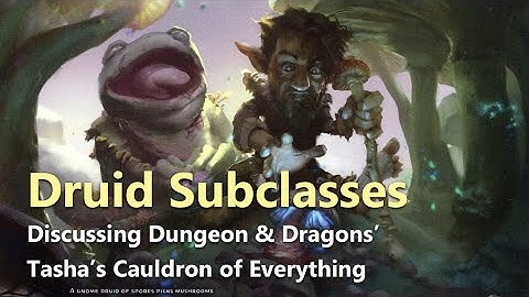 Druid Subclasses - Discussing D&D