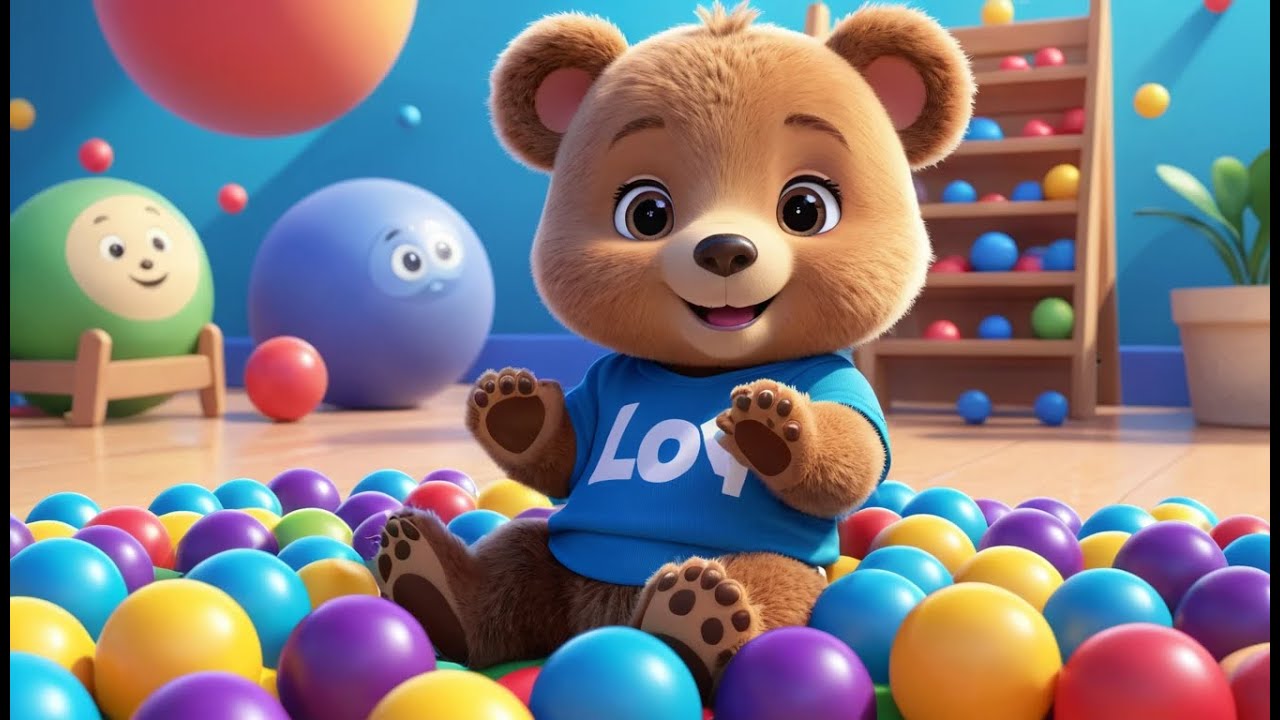 Bear’s Blueberry Picnic | Fun Fruit Learning Song for Kids | Playful Nursery Rhyme