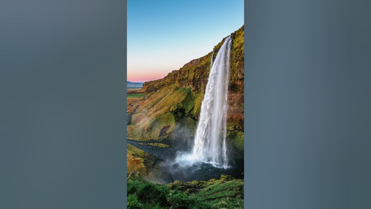 Seljalandsfoss waterfall Iceland