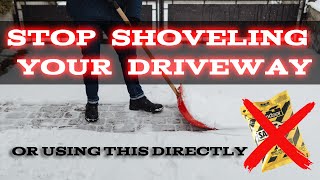 DIY Driveway Brine machine STOP SHOVELING SNOW 2022