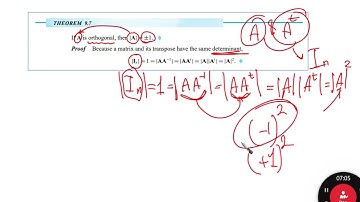 7- Orthogonal matrix