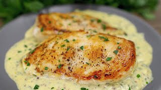 A simple recipe for chicken breast in a creamy mustard sauce! Delicious and quick!