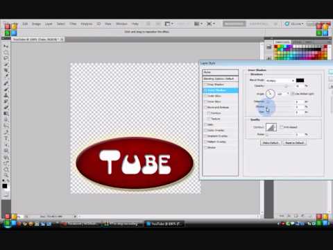 how to make a youtube logo in photoshop cs5