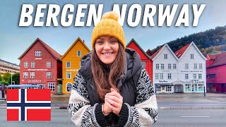 We spend the day in BERGEN Norway  (Definetly NOT what we expected)