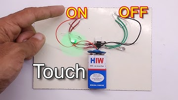 555 IC Project-Touch on/off LED