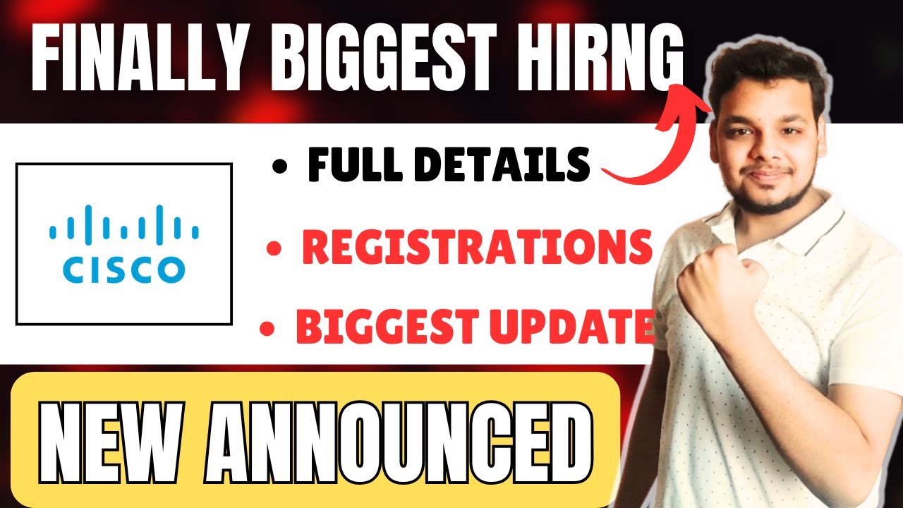 Finally Cisco Mass Drive Announced | Zoho , Canonical | Off Campus Drive | 2026, 2025 Batch