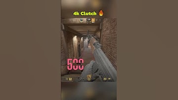 4k 💀 Clutch in Faceit Cs2 #shorts #cs2 #cs2shorts