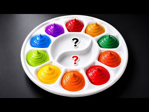 Making 12 Rainbow Color with Only 6 Primary Color || Color Zara 