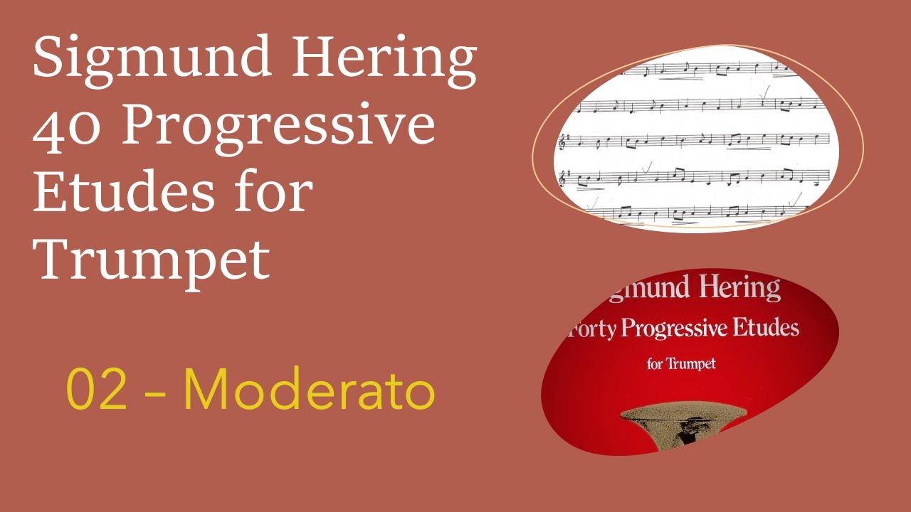 Sigmund Hering 40 Progressive Etudes for Trumpet - 02 Moderato