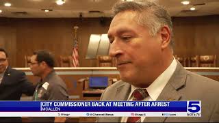 McAllen commissioner says he won't resign following arrest on federal charges