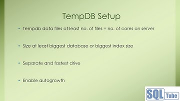 Setup TempDB in production environment SQL Server 2019