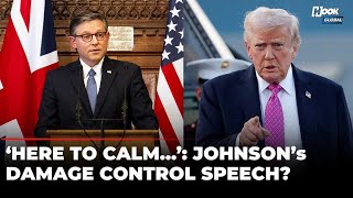 US House Speaker Mike Johnson Delivers ‘Awkward’ Speech In UK Parliament Amid Trump Greenland Row