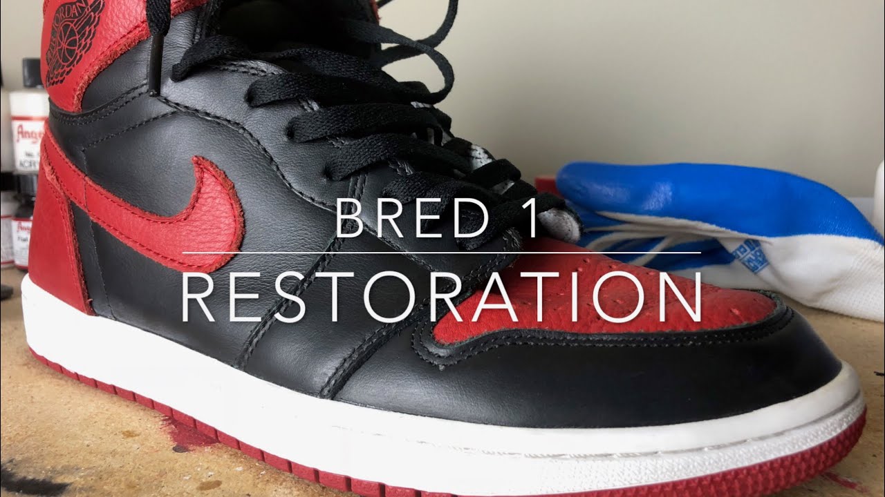 jordan 1 bred angelus paint