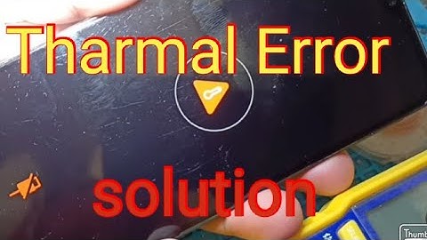 tharmal error solution samsung m02 /a02