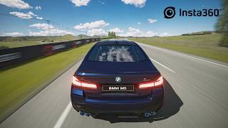 BMW M5 F90 Insta 360 Go Pro - Assetto Corsa