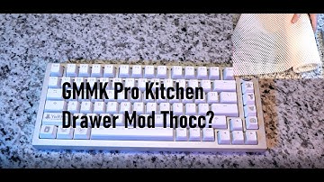 GMMK Pro Kitchen Drawer Mod (Boba U4T, tape mod, C3Equalz Stabs)