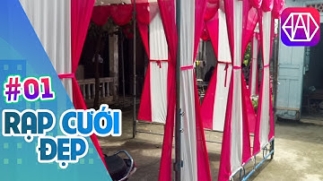 Rạp Cưới Đẹp: p1 - Tông Hồng Cánh Sen| Ba Hào | Gò Công , Tiền Giang