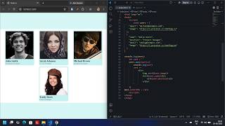 Practice Coding With Me 💻 | Beginner Coding Session | tean section ui HTML , CSS and JS