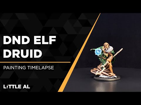 DND Elf Druid Painting Timelapse