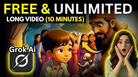 Generate Long YouTube (16:9) Videos Using Grok AI | FREE & UNLIMITED