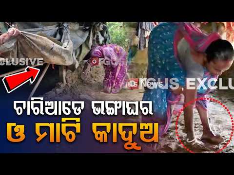 Flood Crisis in Balasore Receding Subarnarekha Leaves Behind Mud, Collapsed Houses & Destroyed Crops