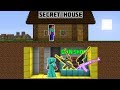 Minecraft NOOB vs PRO : SECRET HOUSE GUN SHOP BASE Challenge - Minecraft Animation