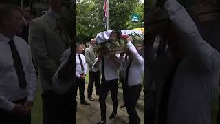 Challenge Cup carried into church ahead of Rugby League legend's funeral