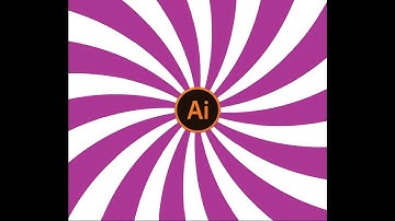 How to make spiral background/sunburst background in Adobe Illustrator | Adobe Illustrator tutorial