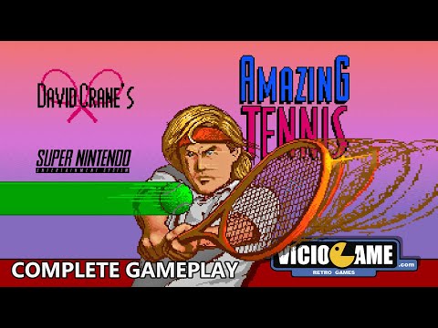 ? Amazing Tennis (Super Nintendo) Complete Gameplay