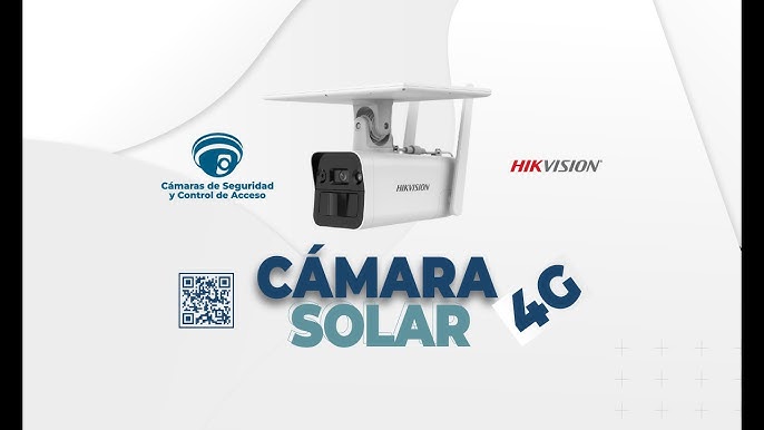 Hikvision 4DS-2XS2T41G0-ID/4G/C04S05 Cámara IP 4MP Solar 4G IR30M PIR con  Batería lente 4mm