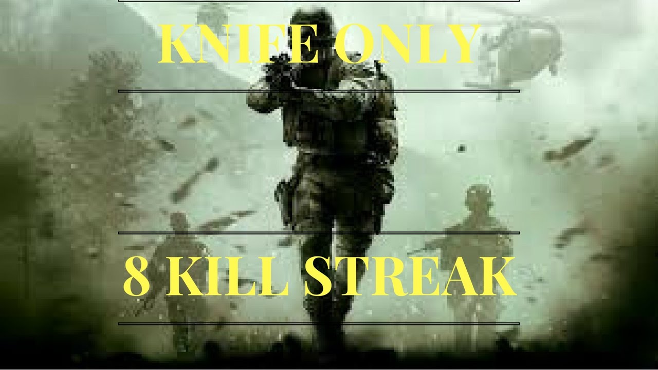 Modern Warfare Remastered 8 Knife Kill Streak [EPIC WIN]