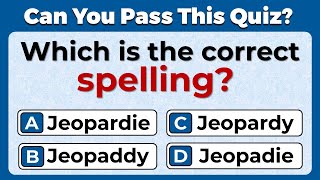 English Spelling Quiz! COMMONLY MISSPELLED WORDS IN ENGLISH. #27