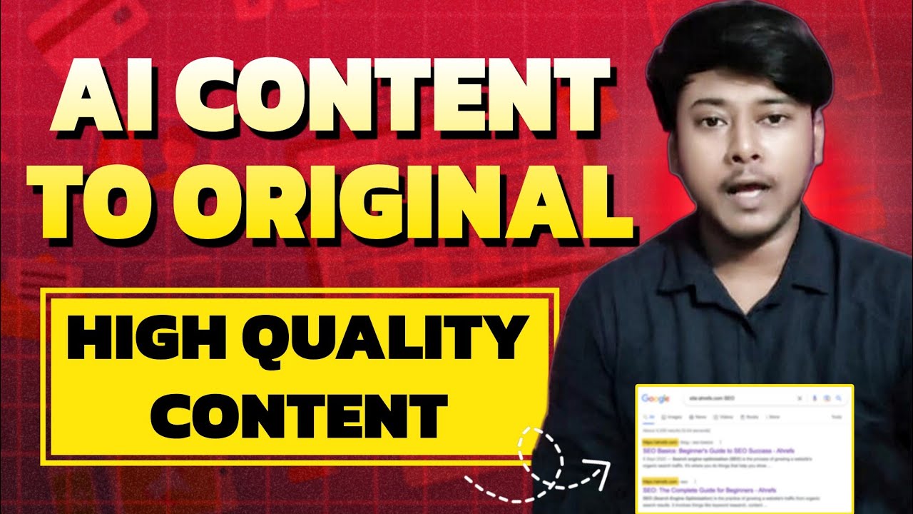 AI Content to Human Content in 1 Minute | AI Detector Pro | AI content ...