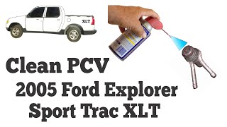 How to Fix the PCV Valve on a 2005 Ford Explorer Sport Trac XLT