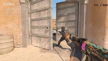 CS2 Dust2 Faceit Pug Ace 1v4 Clutch