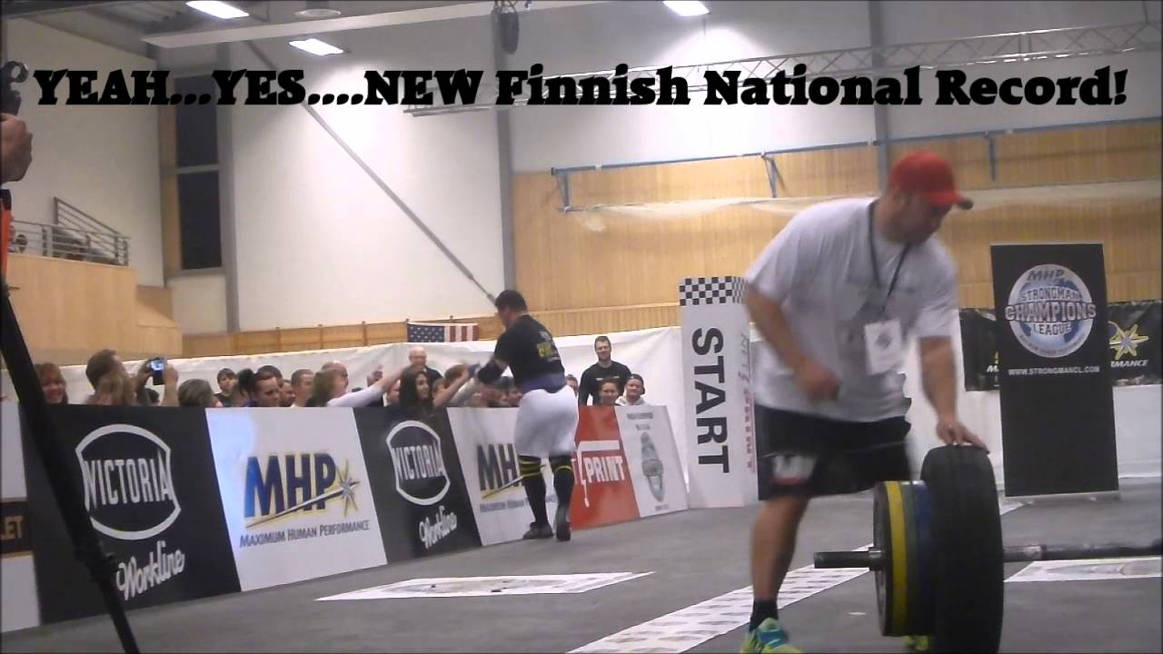 Jiri Grönman with 170 KG Apollons Axle NEW National Finnish Record!