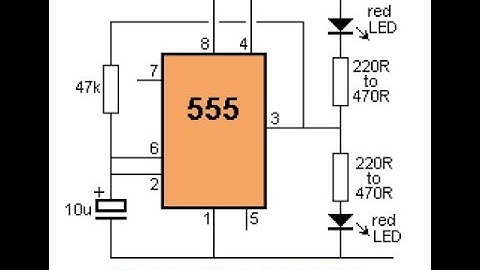555 led flaşör devresi diy