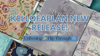 Kellofaplan New Release Unboxing + Flip Through | 2026 Planners & Winter Stickers!