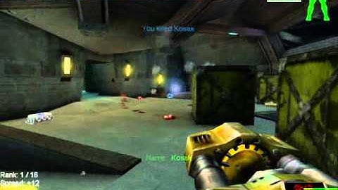 Unreal Tournament 16 Godlike Bots vs human player