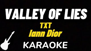 TXT - Valley Of Lies | Karaoke Guitar Instrumental ft. Iann Dior