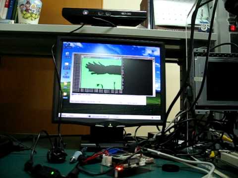 RoBoard+Kinect+libfreenect+opencv