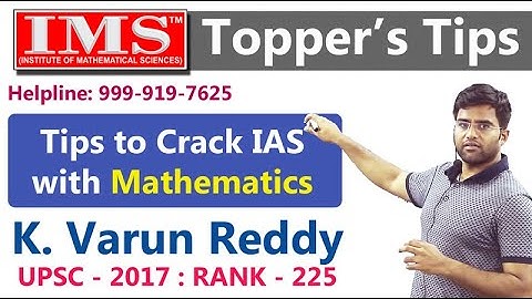 Toppers Talk: Interaction & Preparation Strategy by K Varun Reddy AIR-225 (UPSC CSE 2017)