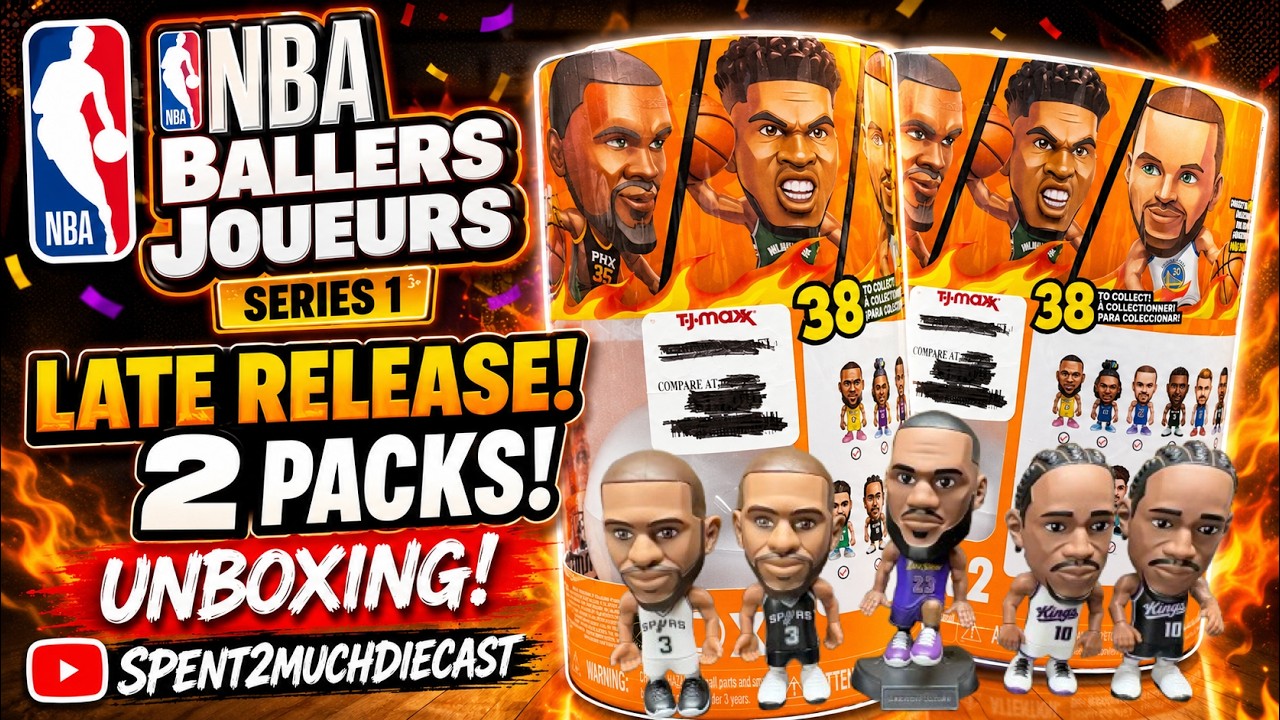 Zuru NBA BALLERS Series 1 Late Release 2 Pack | Super Rare Find